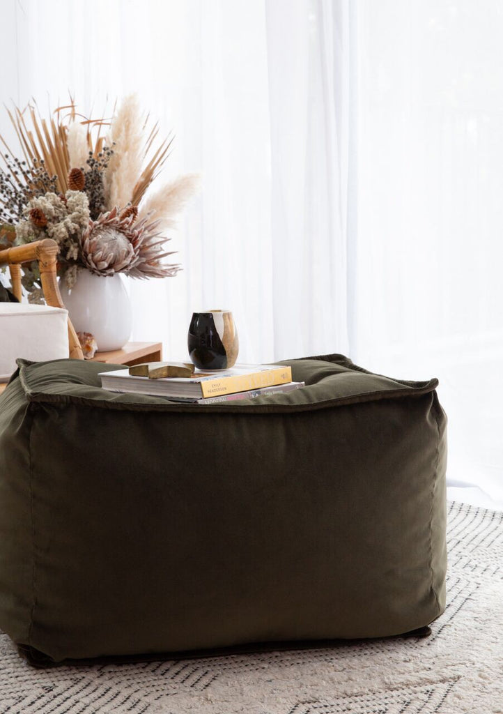 Luxury Ottomans and Poufs by Onyx and Smoke