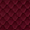 Berry Royal Quilted Cushion Fabric Onyx and Smoke