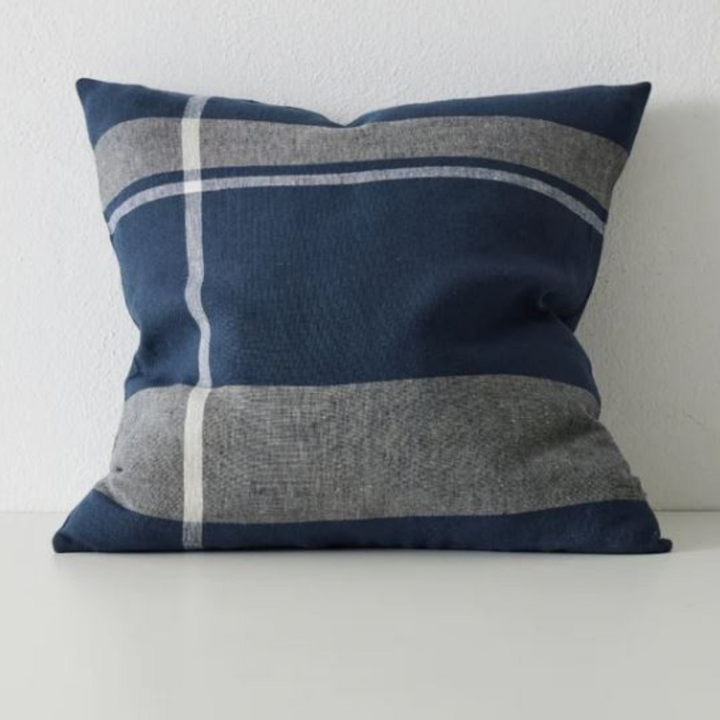 Dante Denim Weave Linen Cushion