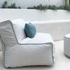 Outdoor beanbag chair and ottoman furniture set Onyx and Smoke Australia