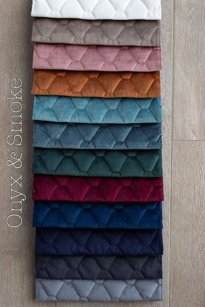 Royal Quilted Velvet Laysleepplay Mini Mattress 12 Colours play mat onyx and smoke 