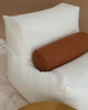 Boucle Lounger Sized Beanbag onyx and smoke