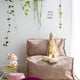 Vegan bean bag chair onyx and smoke